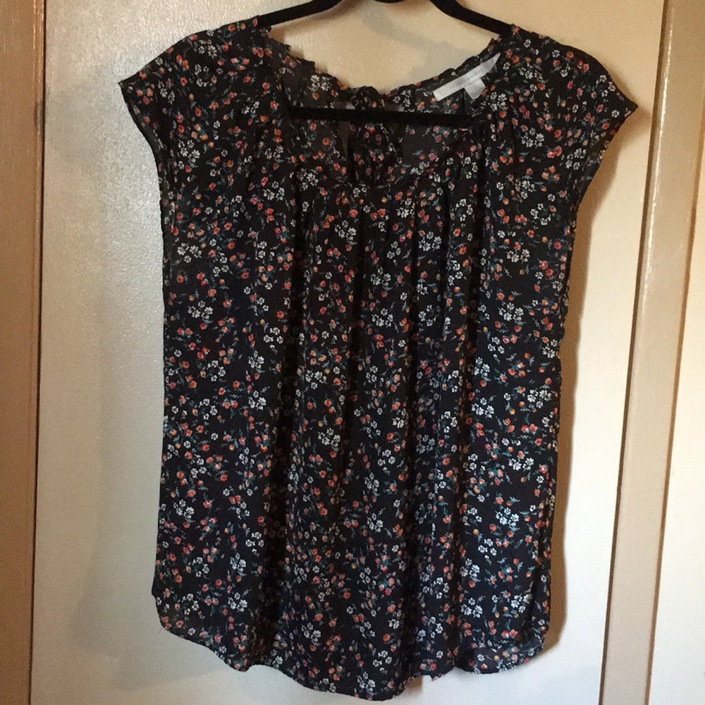 Lauren Conrad, sheer shirt.